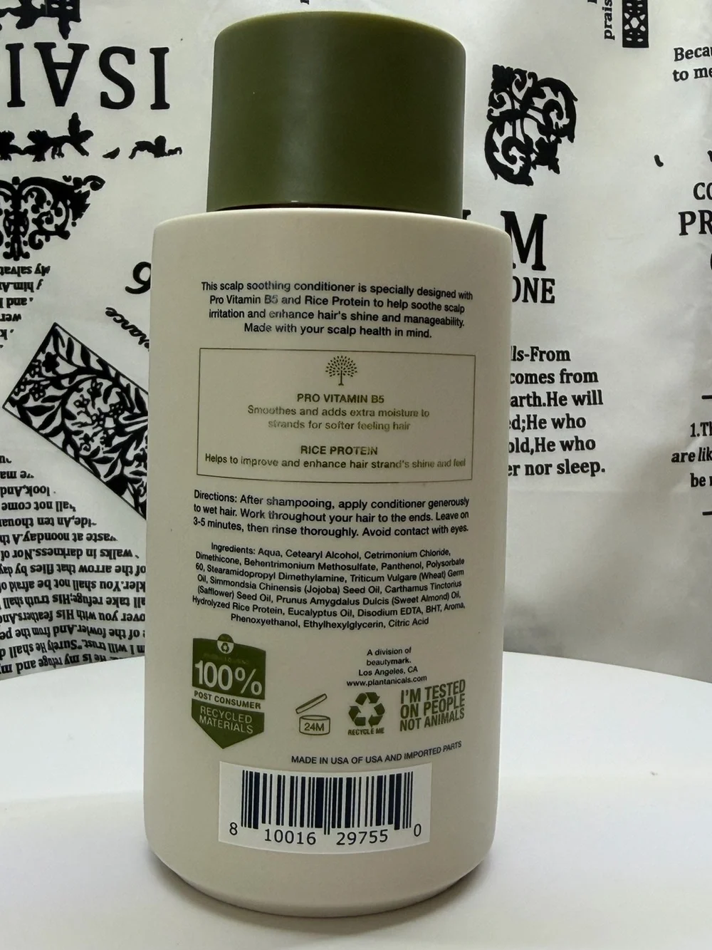Plantanicals conditioner and Face Mask